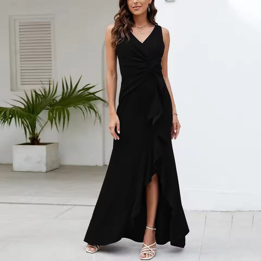 Long Evening Gowns For Women Formal Dresses For Women Evening Party Elegant V Neck Womens Elegant Sequins Wedding Dress